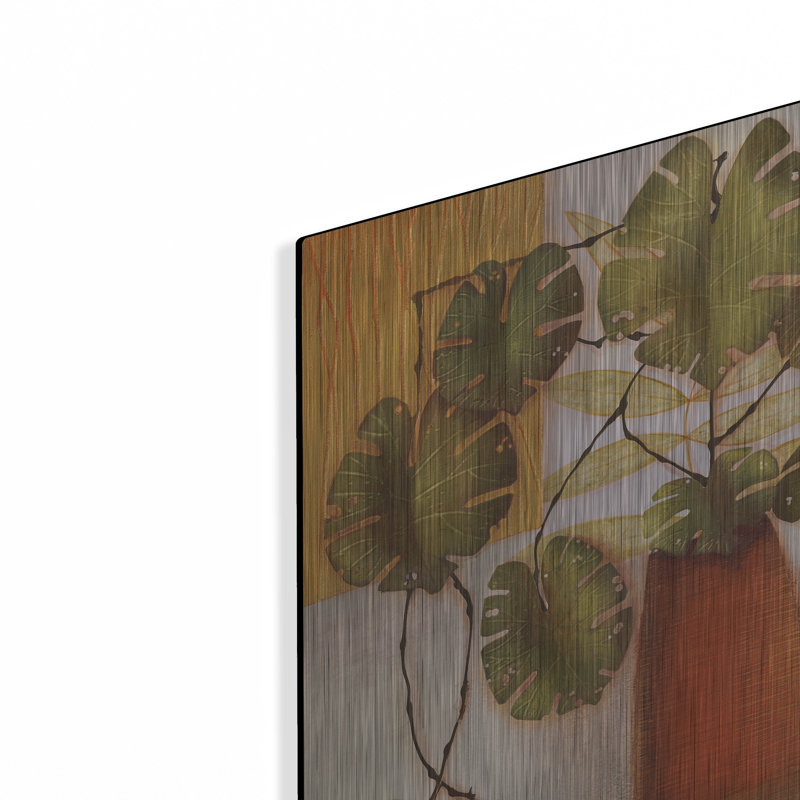 «Olive Bowl And Vase» par Margaret Hughlock, H 12 po x l 12 po