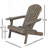 Rustic Adirondack Chair With Foldable Design-1253971781