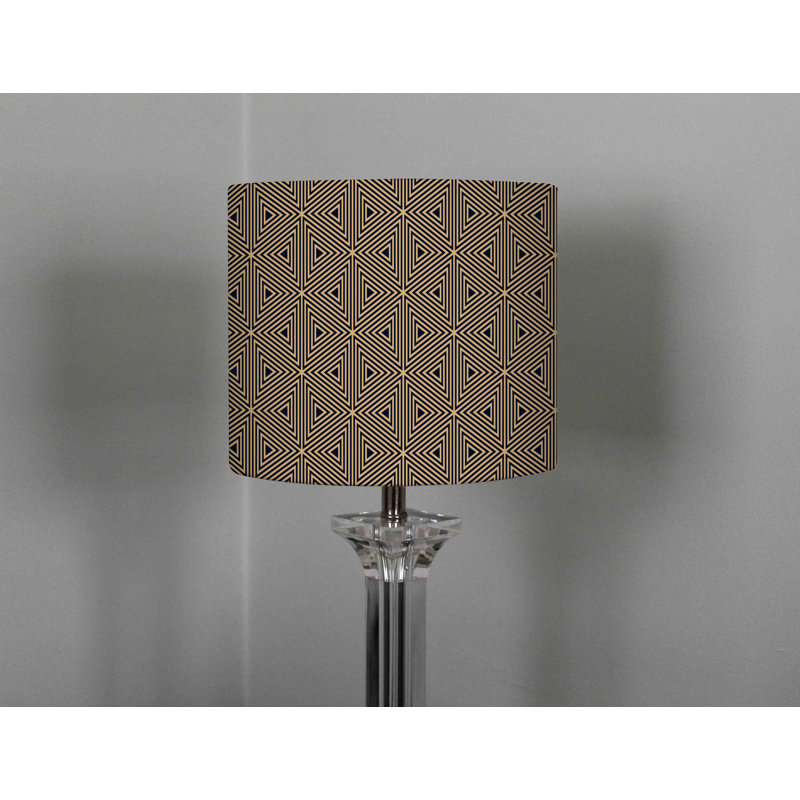 Cotton Drum Lamp Shade ( Uno ), 22cm H x 25cm W x 25cm D