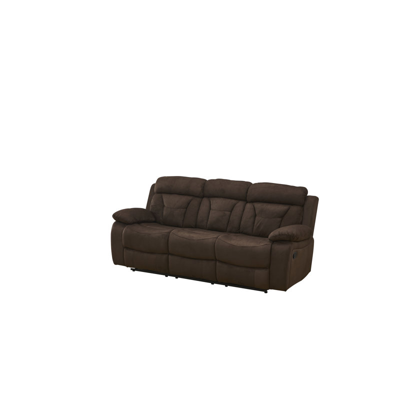 Contrast Upholstered 87'' Reclining Sofa