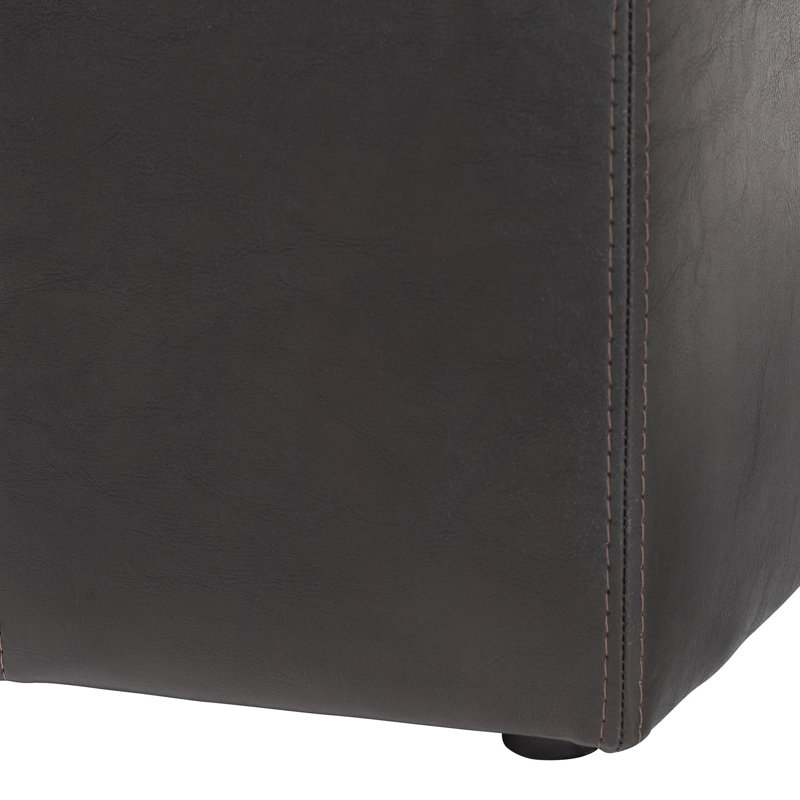 Kaetochi Faux Leather Ottoman