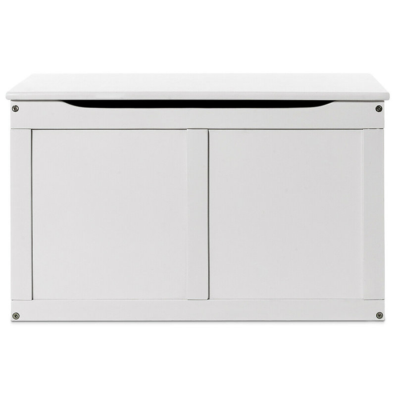 Banc de rangement pour jouets Efim, Blanc