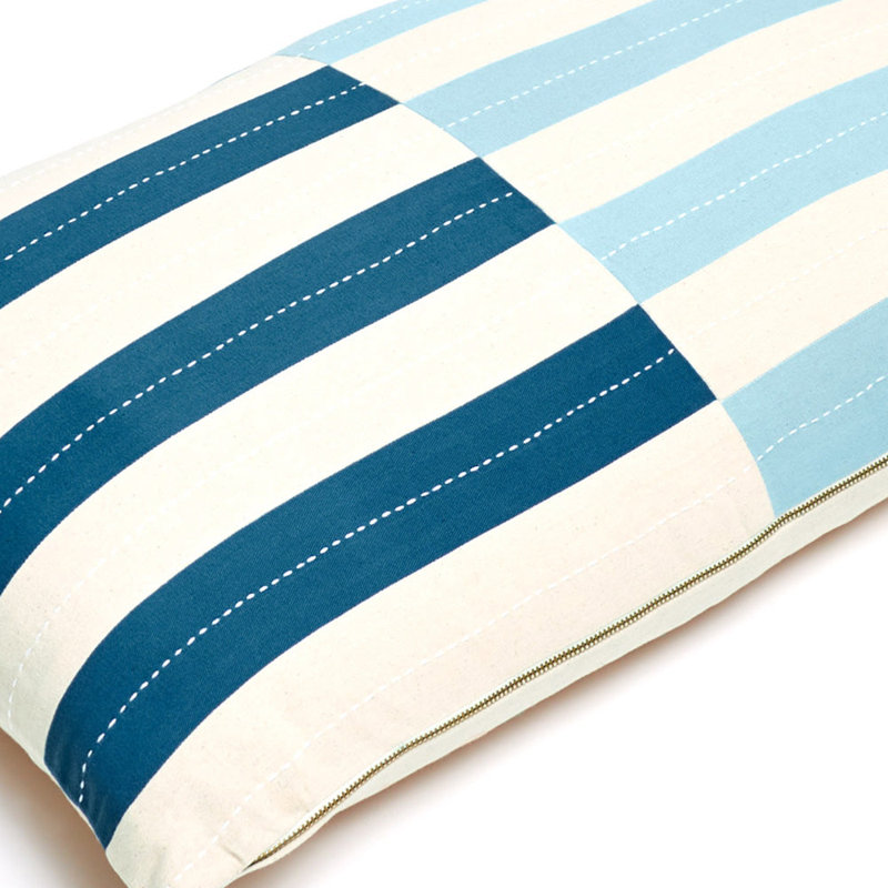 Lumbar Pillow Cover & Insert, Blue
