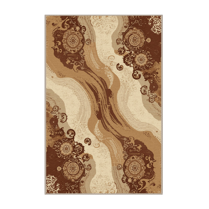 Tapis oriental doux et moelleux en brun Défini Classic, 3 X 5
