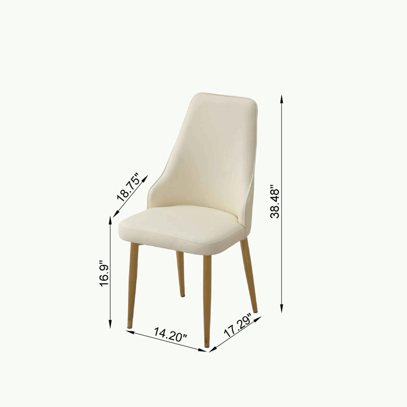 Chaise parsons Anezi en beige