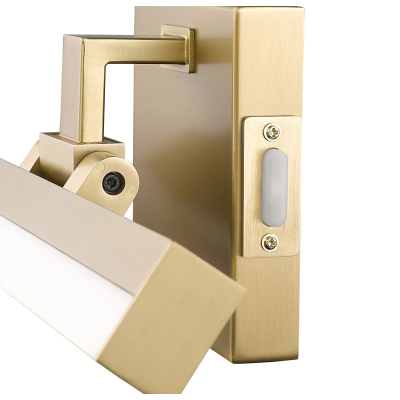 Éclairage pour meuble-lavabo Brendyn, Or moderne, 5"H x 18"W x 3"D, 20 W