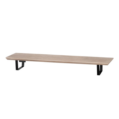 Giannah Wood Monitor Stand With USB Port
