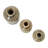 Sebring Round Embossed Stoneware Vases with Matte Finish and Reactive Glaze