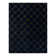 Latitude Run® Checks Nikica Rug Navy Blue and Gold