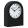 Modern & Contemporary Analogue Metal Alarm Tabletop Clock in Black