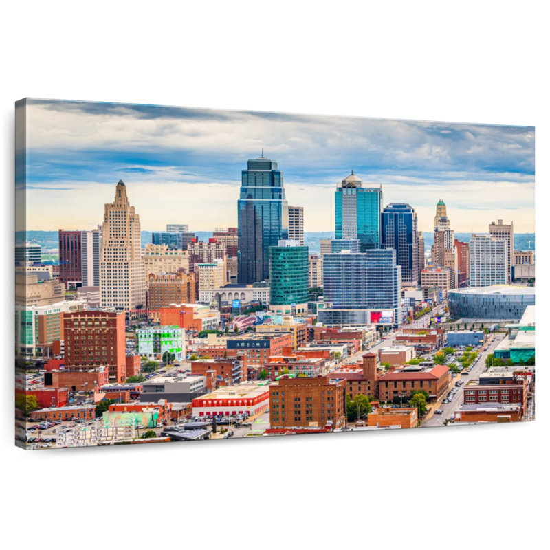 Rorry City Of Kansas, 32" H x 48" W
