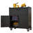 Metal Storage Cabinet With 1 Drawer And 2 Locking Doors