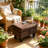 Rectangular  Dark Coffee  Brown Velvet Storage Ottoman, Tufted Lift Top Multi-Functional Footrest Bench with Hidden Storage-1713863433