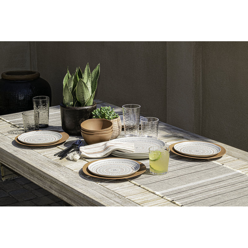 Laya Melamine Pasta Bowl, Terra Cotta