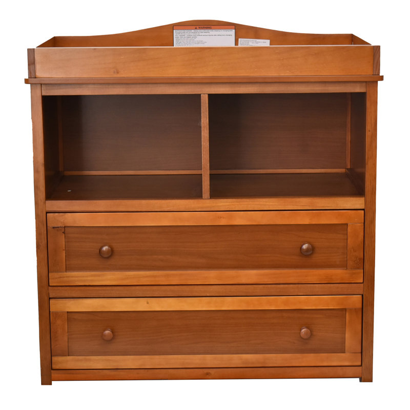 Commode à langer avec coussin Farrish, Pacane