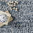 Esch Shag Tasseled Power Loom Performance Blue Rug-1257274789
