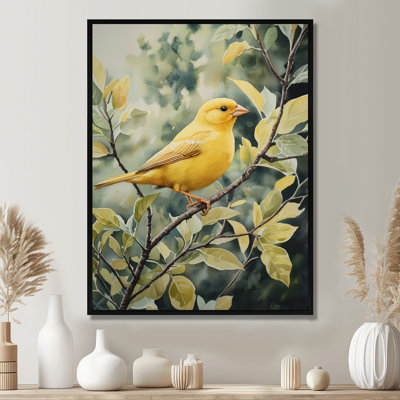 Chardonneret doré au printemps I - impressions sur toile