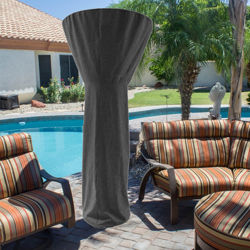 Housse pour chauffe-terrasse Metcalfe, gris, H 88 po x l 33 po x P 33 po
