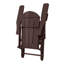 Chaise Adirondack d'extérieur réglable et pliante avec repose-pieds dissimulé et table d'appoint ronde-426337647
