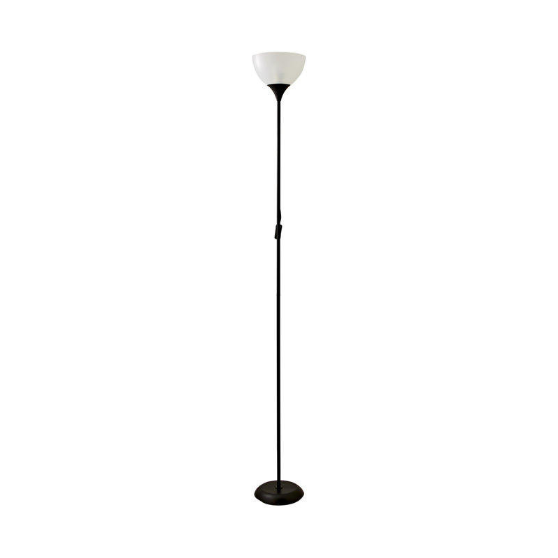 Aysel 180cm Torchiere Floor Lamp, Black, Yes
