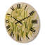 Horloge murale en bois blanc-63893061