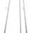 Pitanga Metal Extra Large Free Standing Adjustable Display Stand Easel with Foldable Stand-64312692