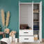  Armoire garde-robe avec miroir pratique sur l'une des portes et deux tiroirs-1723148869