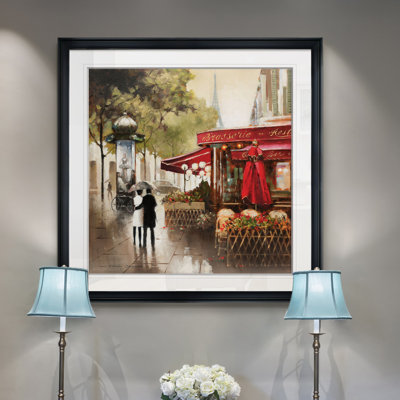 « paris », reproduction encadrée