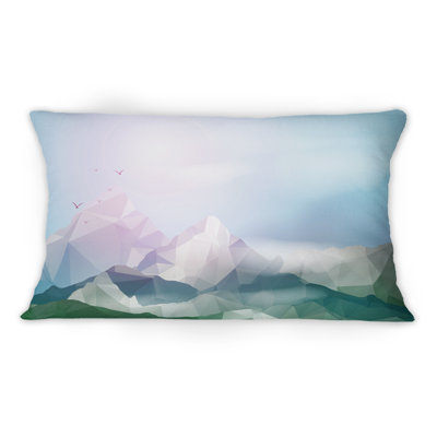Coussin décoratif à imprimé géométrique 1