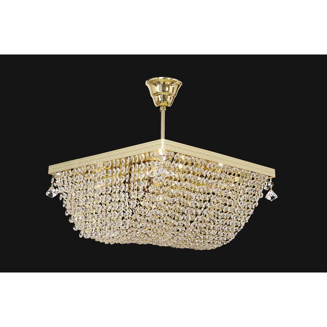 Crystal Semi Flush Mount