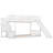 Twin Over Twin Bunk Bed With Convertible Slide And Stairway, Space-Saving Design And Storage Shelves For ' Rooms-1017135838