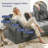 Boneless Convertible Folding Sofa Bed, Sponge Floor Couch with Pillows for Small Space Living Room Bedroom, No-Assembly Required-862164361-862164364