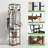 Freestanding 12-hook Coat Rack With Shoes Shelves-410131753