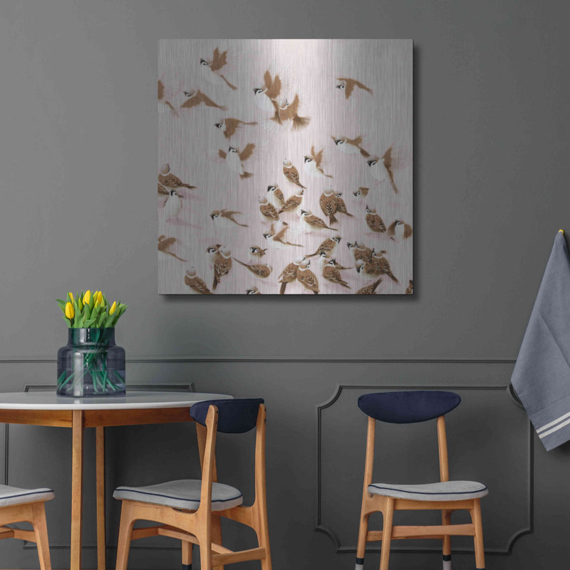 "Sparrow" par Zige Tanabe, H 36 po x l 36 po