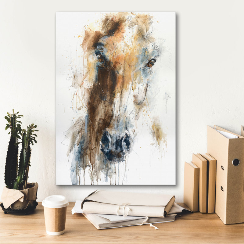 «Epic Graffiti Face to Face 64» par Benedicte Gele, art mural sur toile, 18 po x 26 po, H 26 po x l 18 po