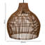 Stonybrook 1 - Light Brown Drum Pendant