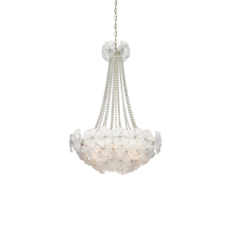 Mallow 6 - Light Glass LED Chandelier