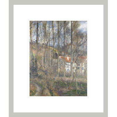 Pontoise - La Cité des Boeufs et l'Ermitage par Camille Pissarro - Impression Giclée encadrée