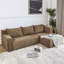 Ensemble de canapé modulaire minimaliste avec coussins moelleux pour une détente ultime