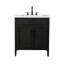 Meuble-lavabo simple 30 po avec dessus Sebastiano-111376087