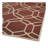 Contemporary, Transitional, Geometric, Textured, High-Low Cut & Loop 2' x 3' Rectangle Throw Rug