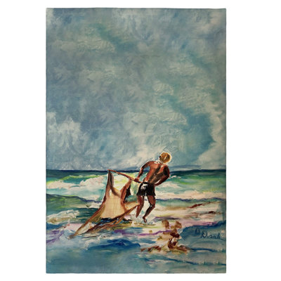 Serviette d'invité filet de pêche