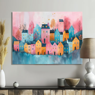 Scandinavian Nordic Style Homes In The City I - Scandinavian Wall Art Living Room