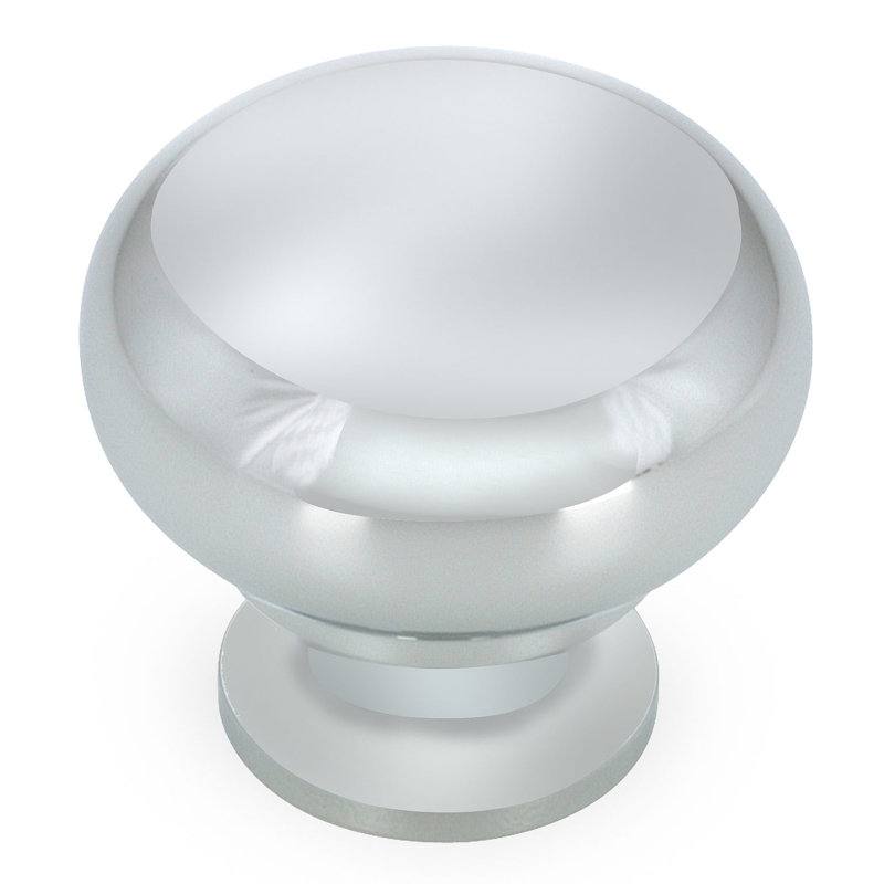 Poignée champignon Expression de 1 1/4 po de diamètre, Chrome mat