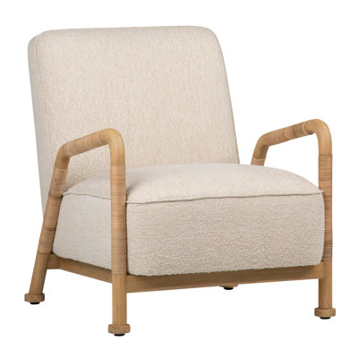 Clyde Upholstered Occasional Chair, Ivory
