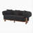Round Arm Curved Sofa-Black-1984746260