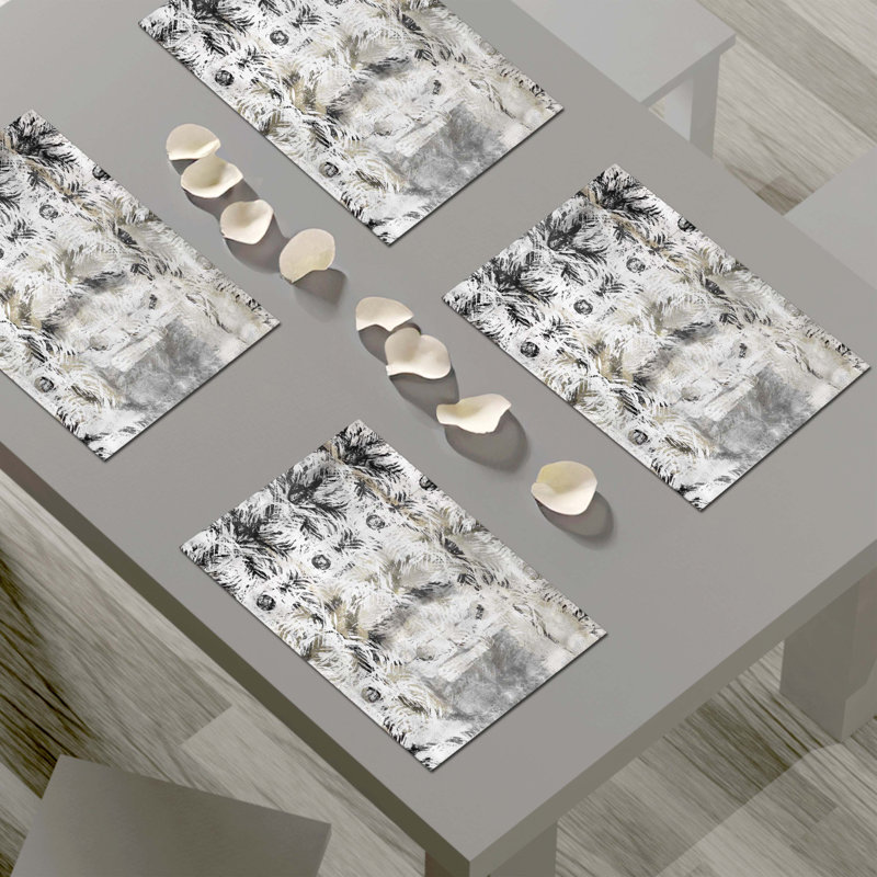 Napperon abstrait en polyester