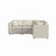 Canapé modulaire en coin rembourré en L 5 pièces Lockheart-126757366