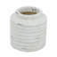 Vase rond en grès blanc 6 "
