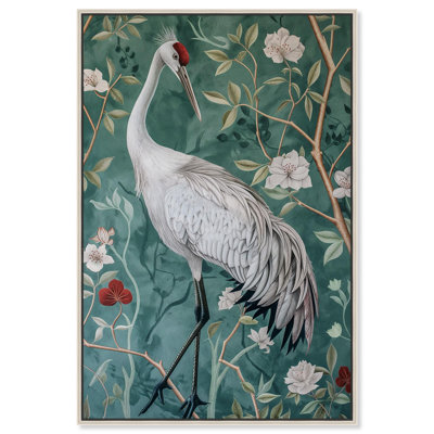 «White Peacock's Dream Canvas Bird Maximalist» par Art Remedy